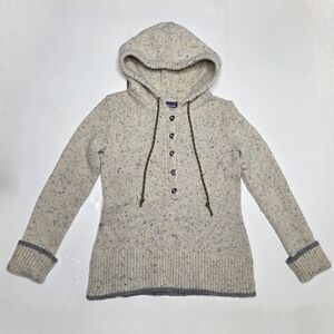 Patagonia Ranchito Hoodie Sweater Wool Pullover Henley Outdoor *FITS XS/S READ